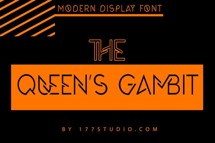 The Queens Gambit Font