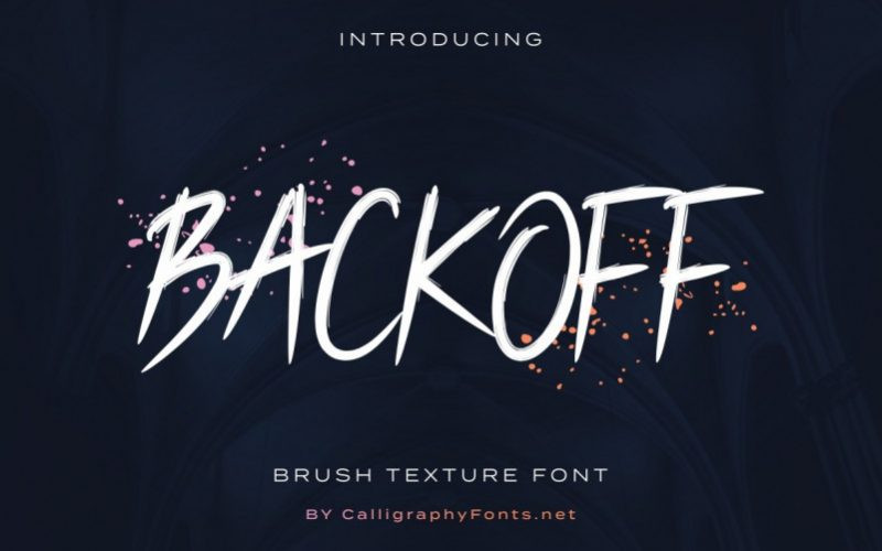 Backoff Font