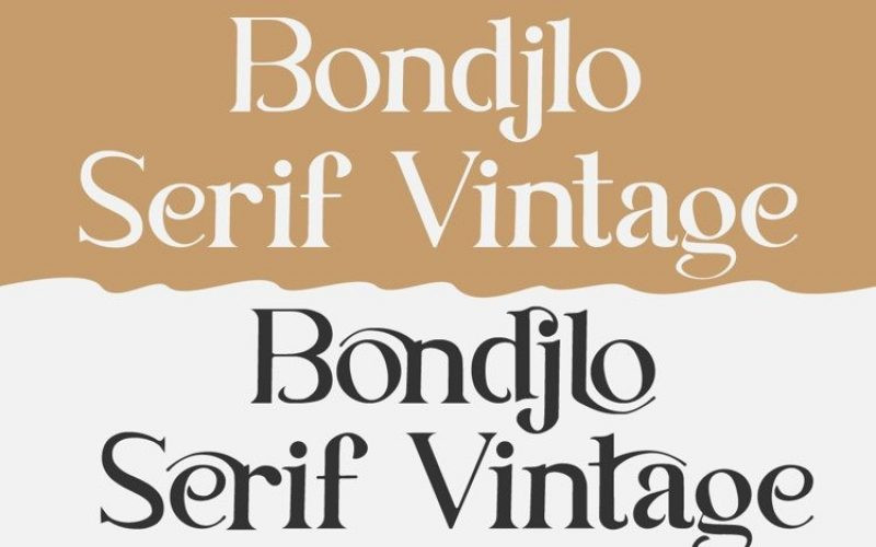 Bondjlo Font