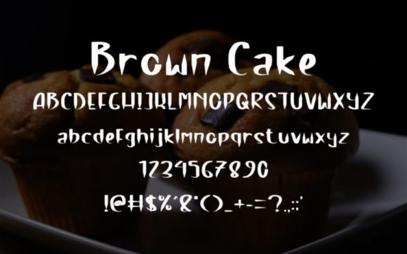 Brown Cake Font