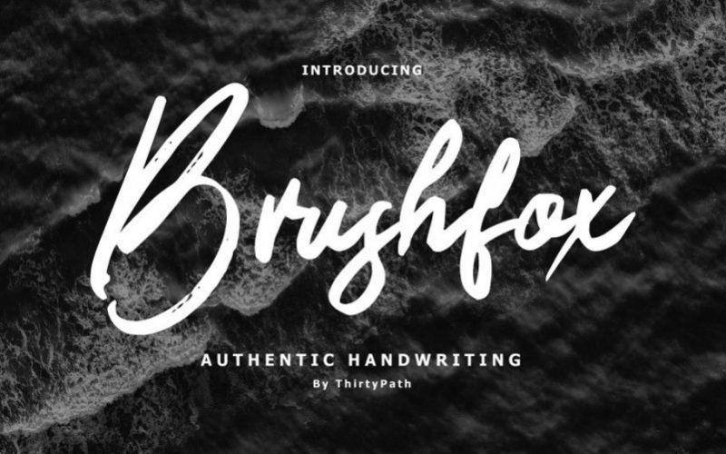 Brushfox Font
