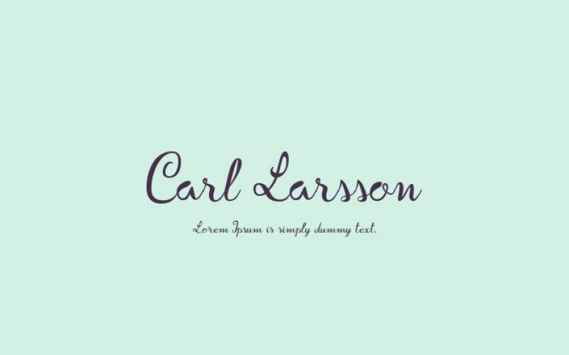 Carl Larsson Font