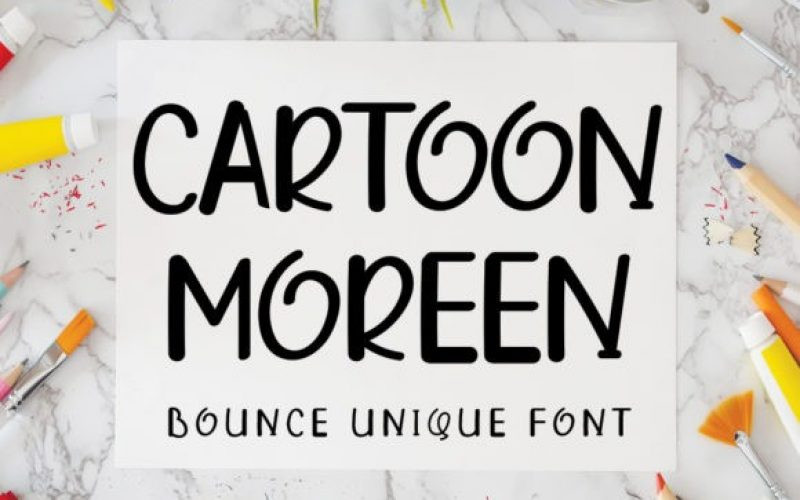 Cartoon Moreen Font