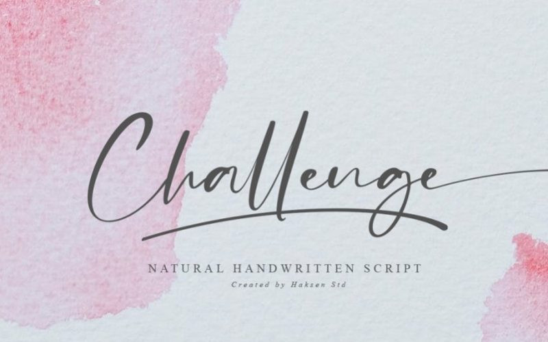 Challenge Font