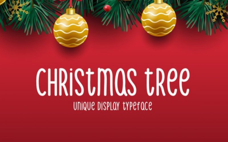 Christmas Tree Font