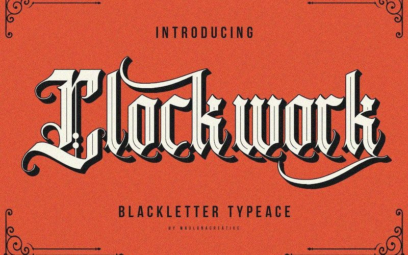 Clockwork Font