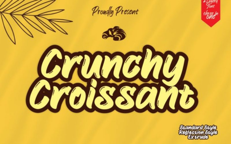 Crunchy Croissant Font