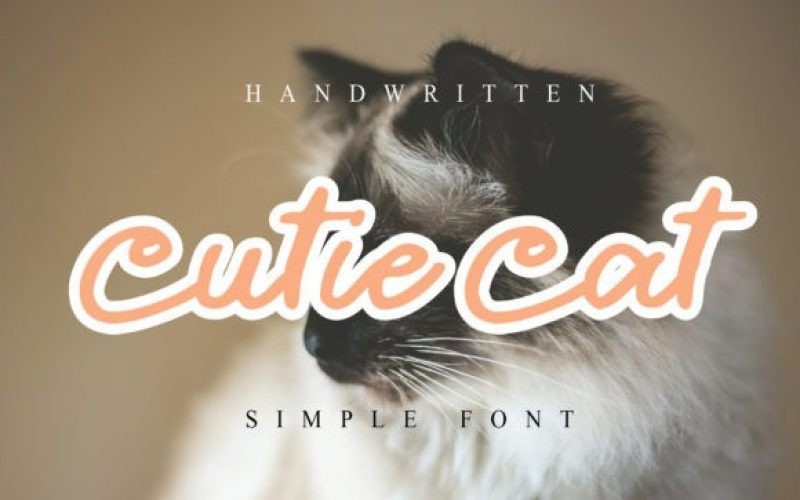 Cutie Cat Font