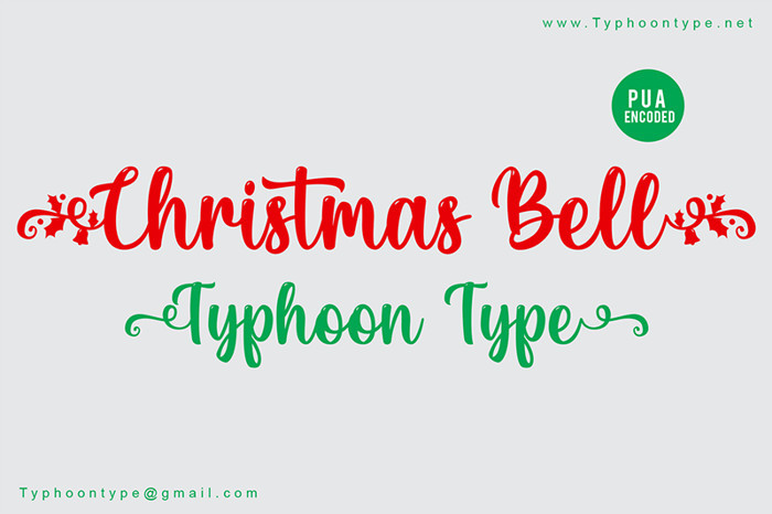 Christmas Bell Font