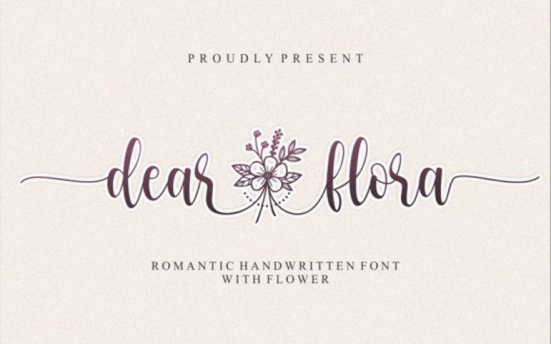 Dear Flora Font