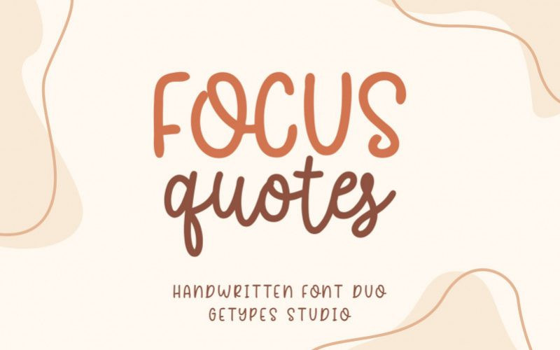 Focus Quotes Font