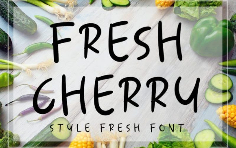 Fresh Cherry Font