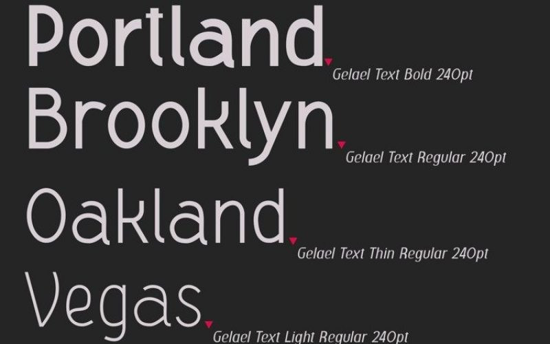 Gelael Font