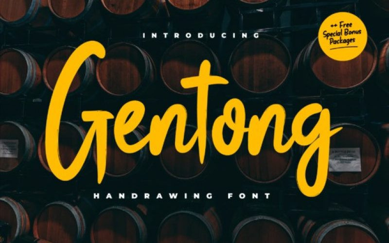 Gentong Font