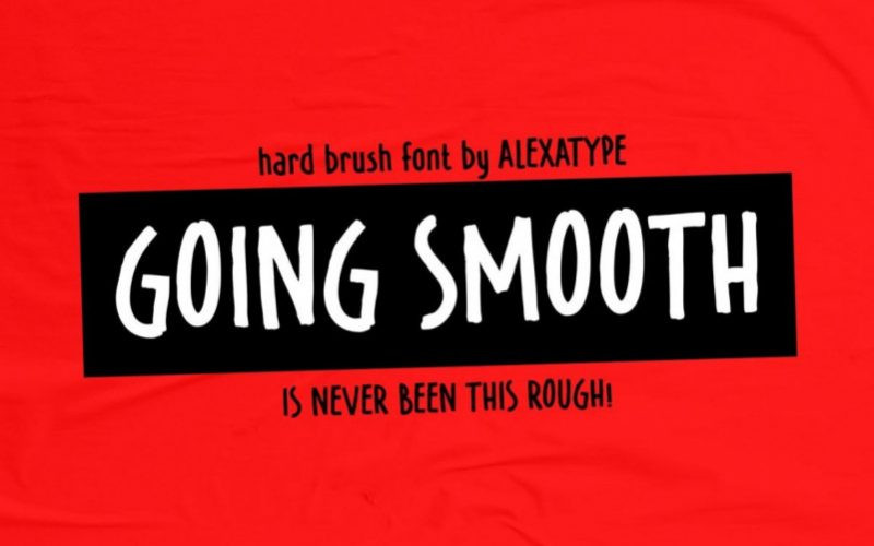 Going Smooth Font