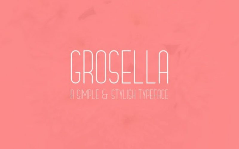 Grosella Font