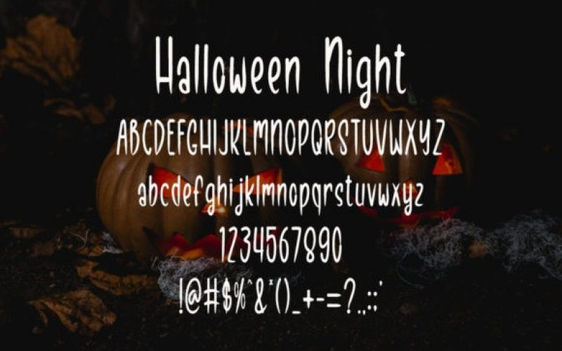 Halloween Night Font