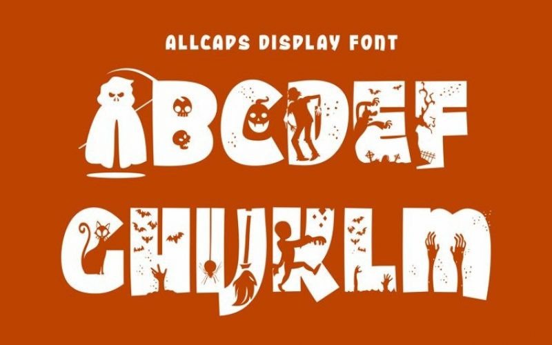 Halloween Party Display Font