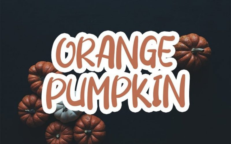 Halloween Pumpkin Font