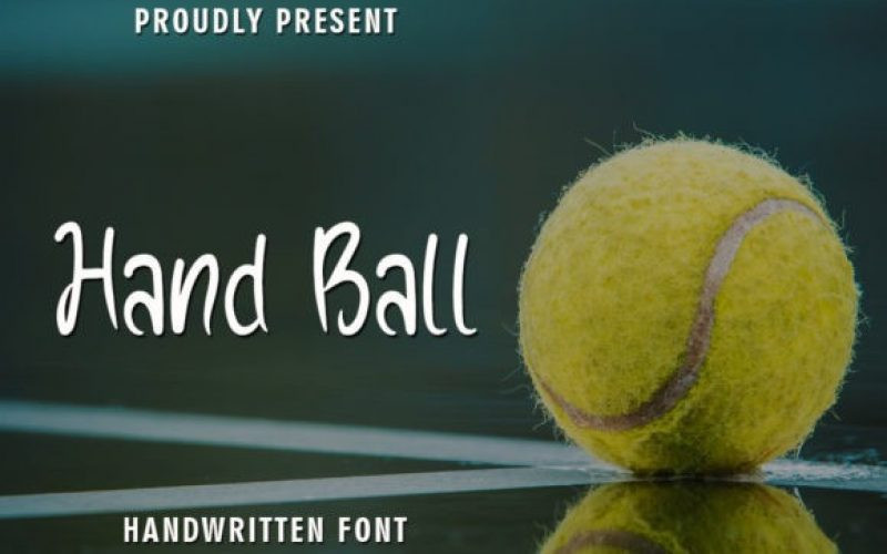 Hand Ball Font