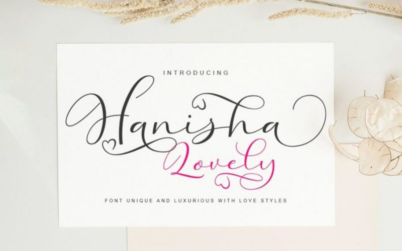 Hanisha Lovely Font