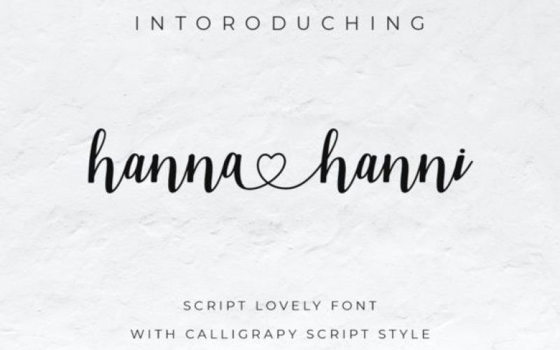 Hanna Hanni Font