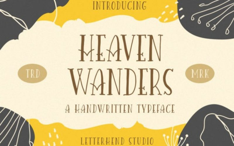 Heaven Wanders Font