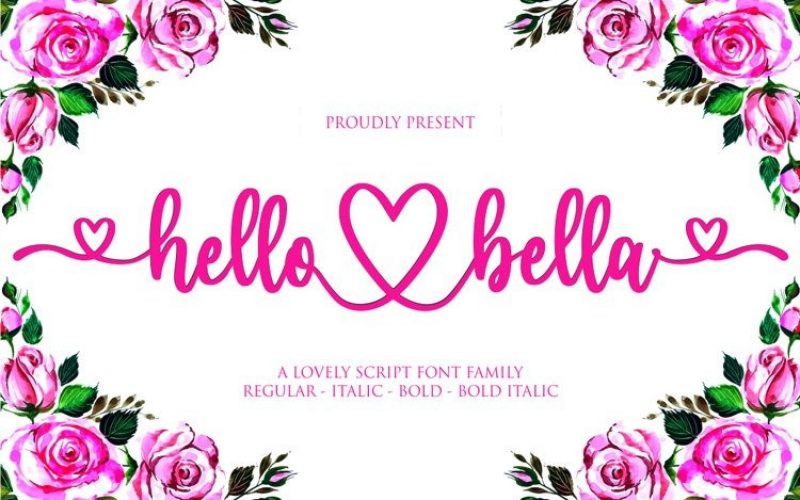 Hello Bella Font