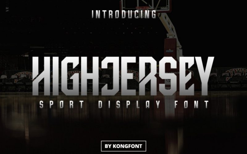 High Jersey Font