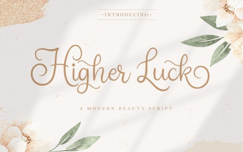 Higher Luck Font