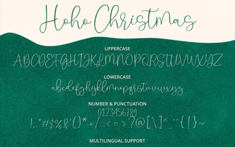 Hoho Christmas Font