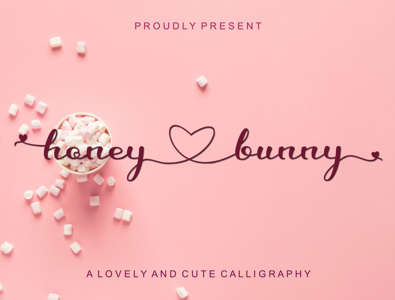 Honey Love Bunny Font