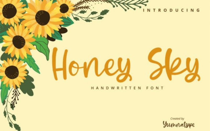 Honey Sky Font