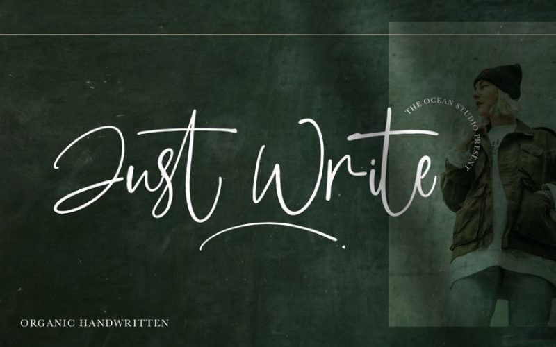 Just Write Font