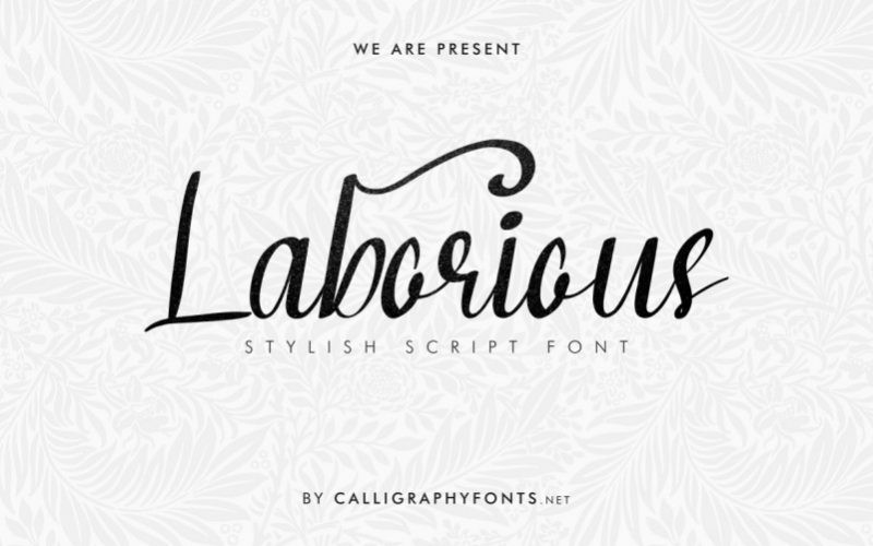 Laborious Font