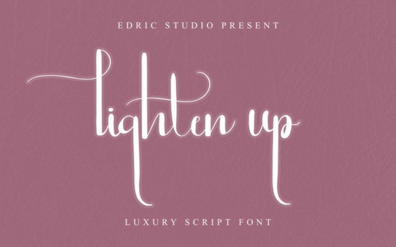 Lighten Up Font