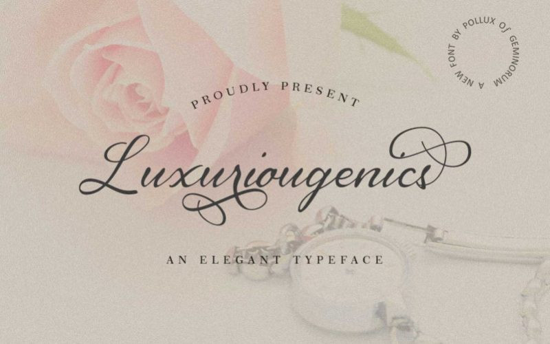 Luxuriougenics Font