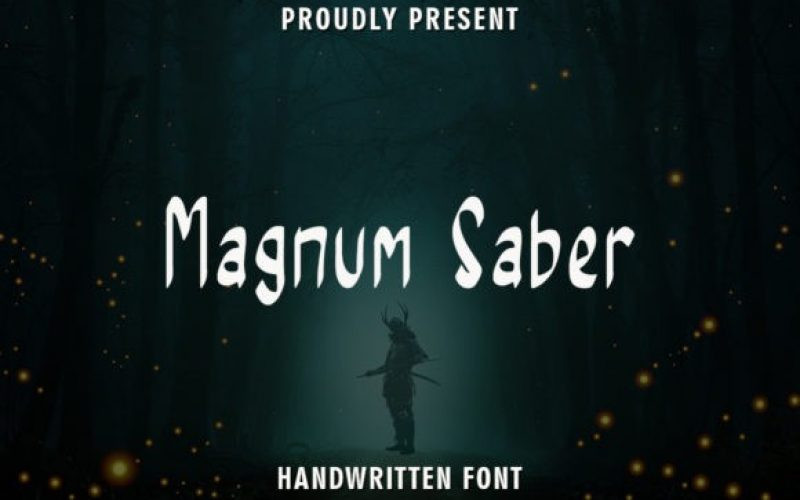 Magnum Saber Font