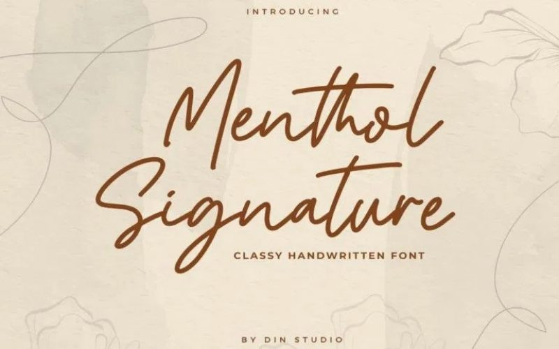 Menthol Font