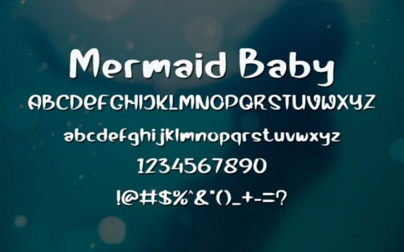 Mermaid Baby Font