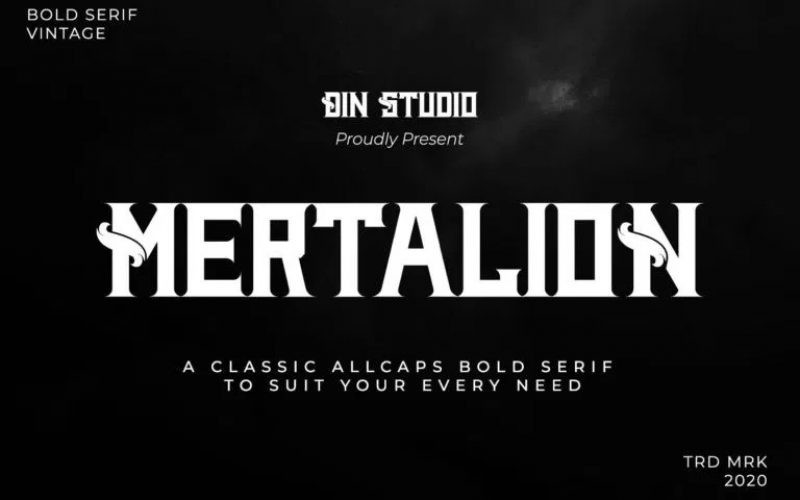 Mertalion Font