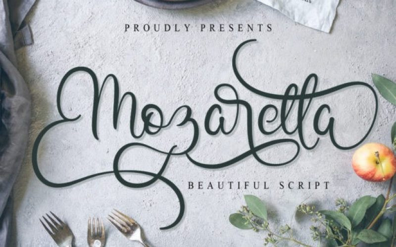 Mozarella Font