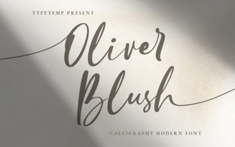 Oliver Brush Font
