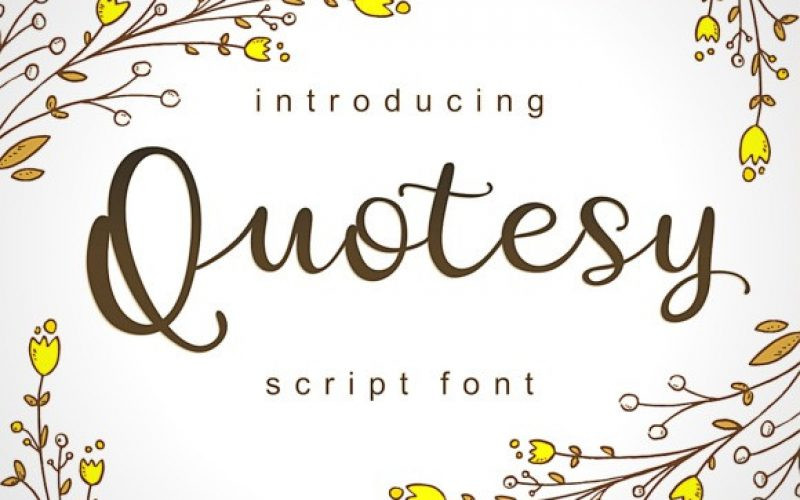 Quotesy Font