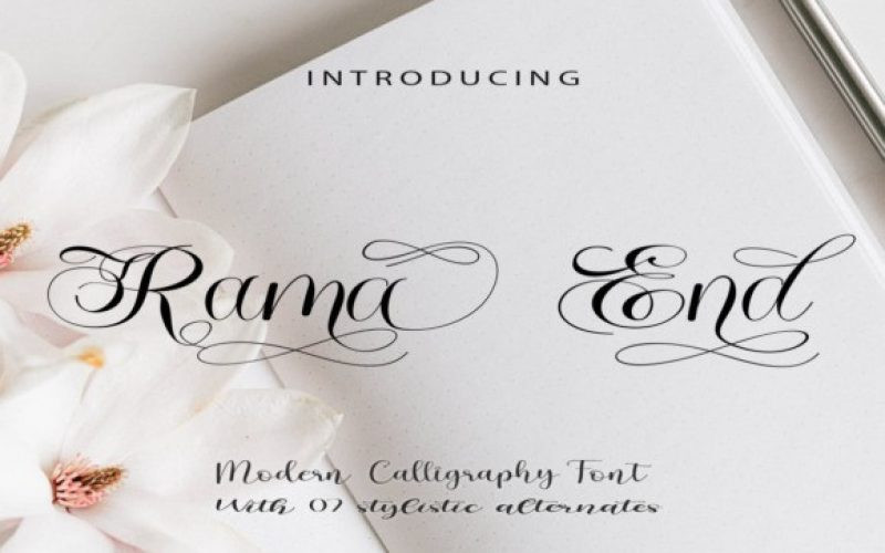 Rama End Font