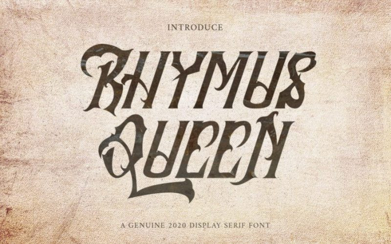 Rhymus Queen Font