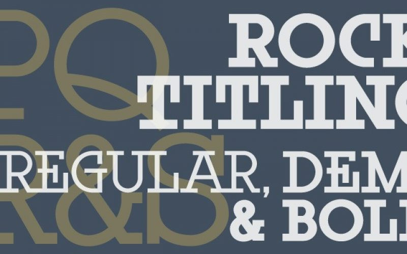 Rock Titling Font