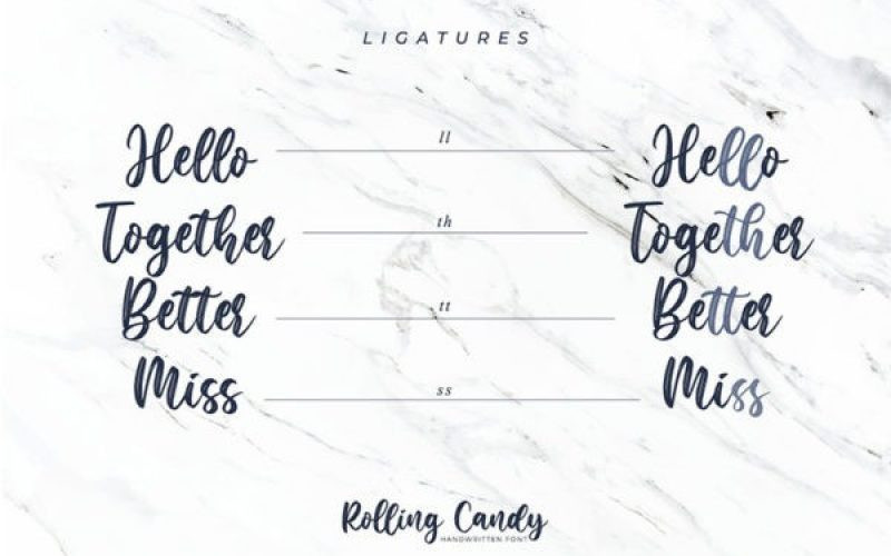 Rooling Candy Font