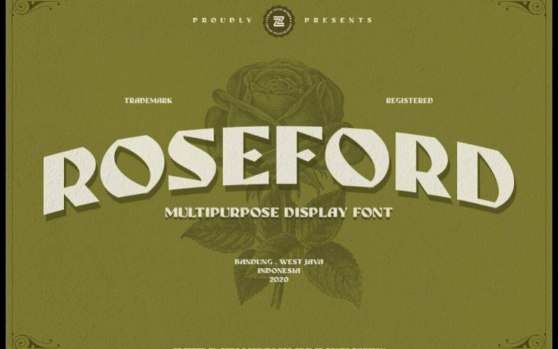 Roseford Font