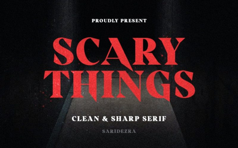 Scary Things Font